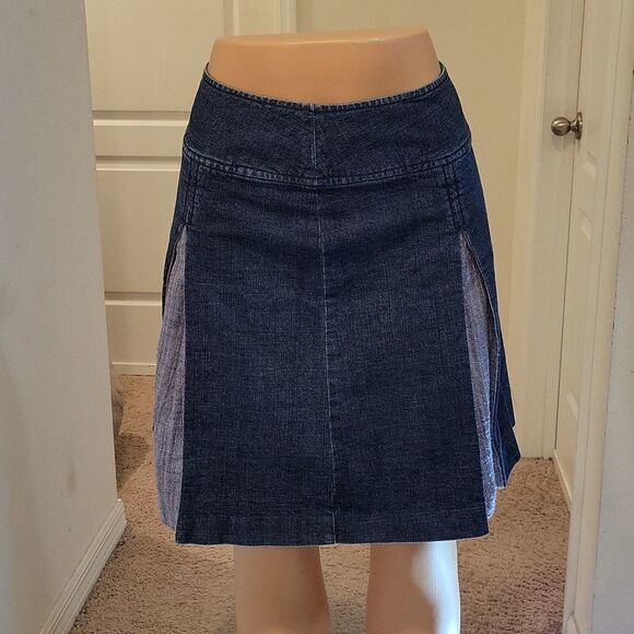 CASUAL CORNER ANNEX PETITE STRETCH DENIM SHORT SKIRT - Picture 3 of 14